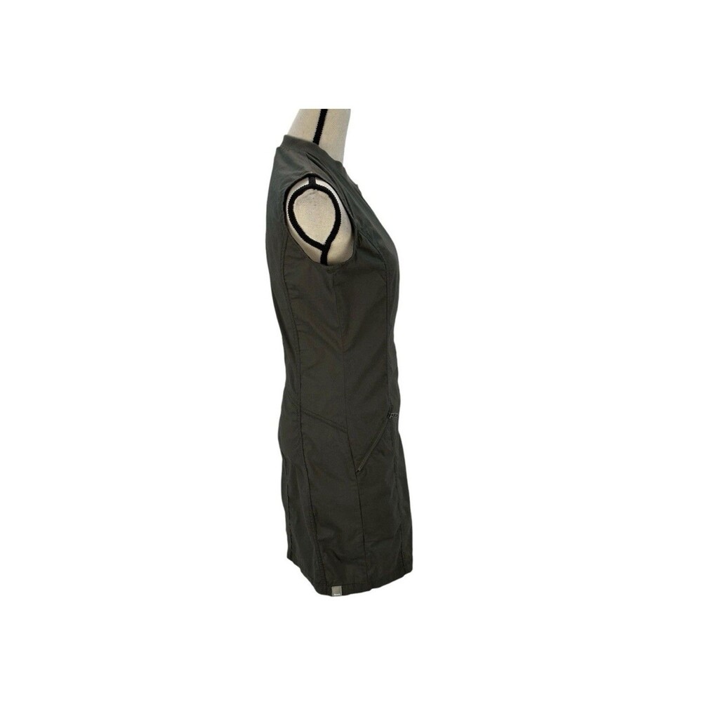 Bench Sleeveless Zip Front Lightweight Mini Dress Dark Grey Size Small - Picture 4 of 8